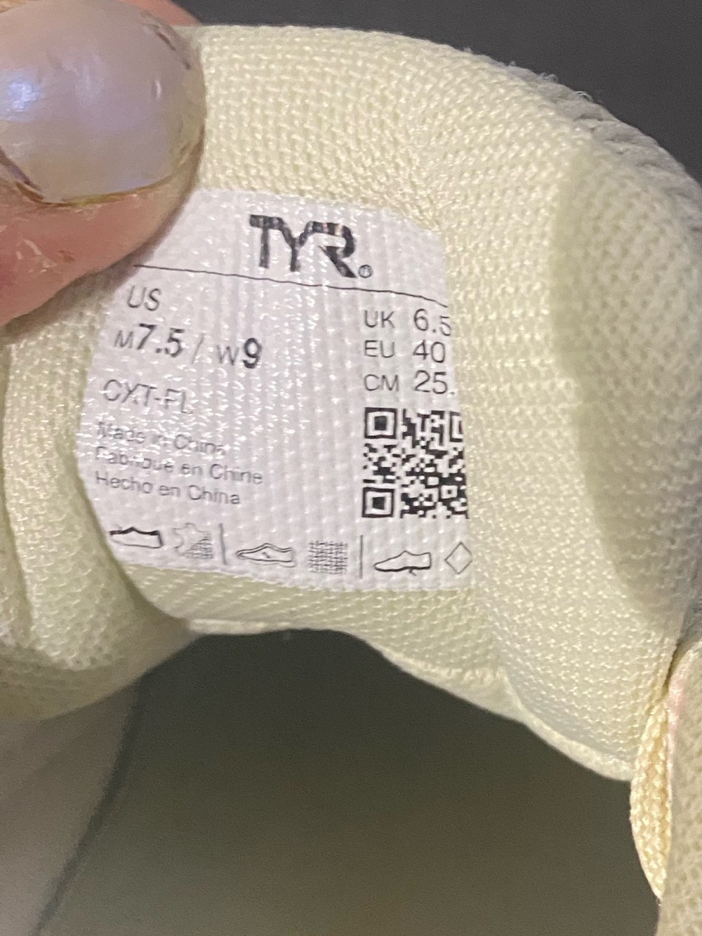 TYR Women's Colorful Sneakers - Blue, Yellow, Green, Tan, and Orange - Picture 7 of 7